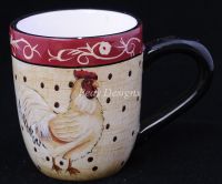 Sakura Kim Poloson FARMHOUSE ROOSTER Coffee Mug